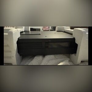 Black Electronics Component Shelf